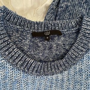 Tibi sweater size medium. Blue knit, two tone